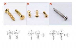 What do wood screws look like