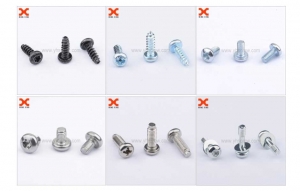 What are the different types of screw heads
